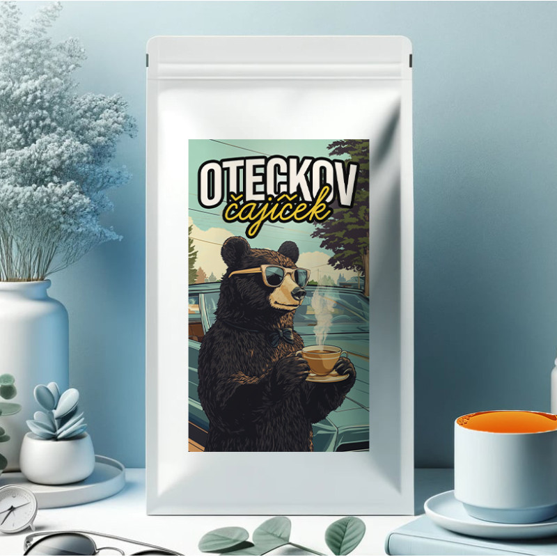 Exkluzívny oteckov čajíček medveď