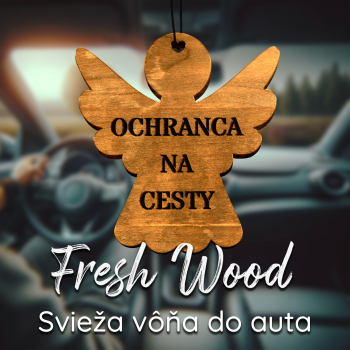 Drevená vôňa do auta – Fresh Wood Ochranca na cesty