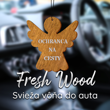 Drevená vôňa do auta – Fresh Wood Ochranca na cesty