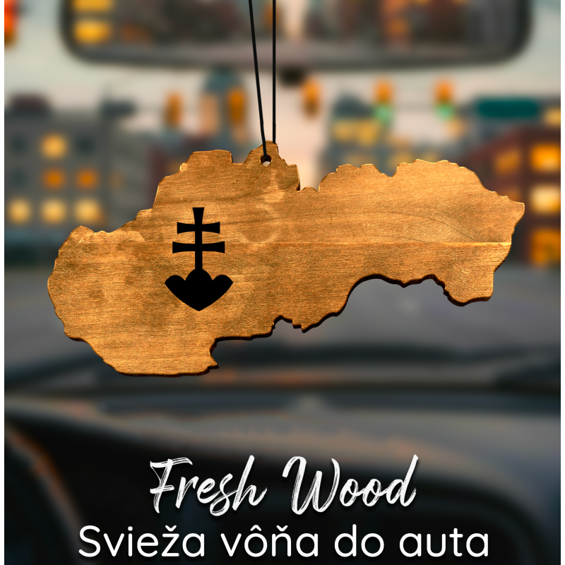Drevená vôňa do auta – Fresh Wood Slovenská republika