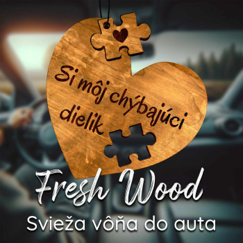 Drevená vôňa do auta – Fresh Wood Puzzle
