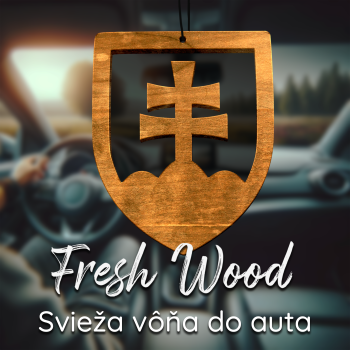 Drevená vôňa do auta – Fresh Wood Štátny znak SR