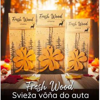 Drevená vôňa do auta – Fresh Wood 3 ks