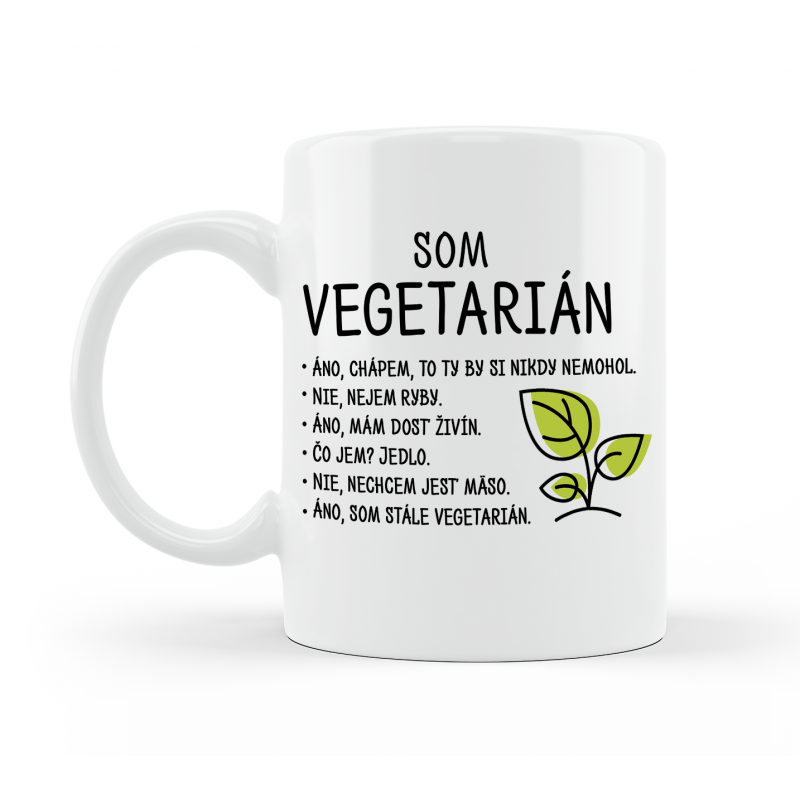 Hrnček Som vegetarián