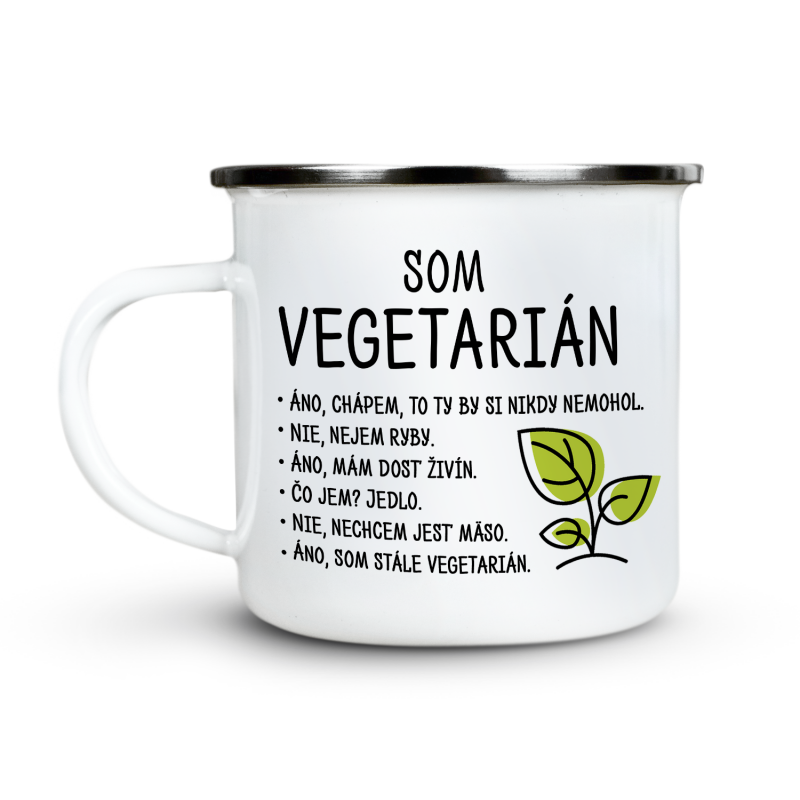 Plecháčik Som vegetarián